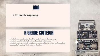 History of Rap (presentation slides + project) by Mish Mash | TPT