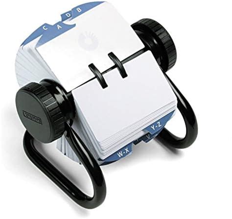 Rolodex Open Rotary Business Card File with 500 2-1/4 x 4 Inch Cards ...