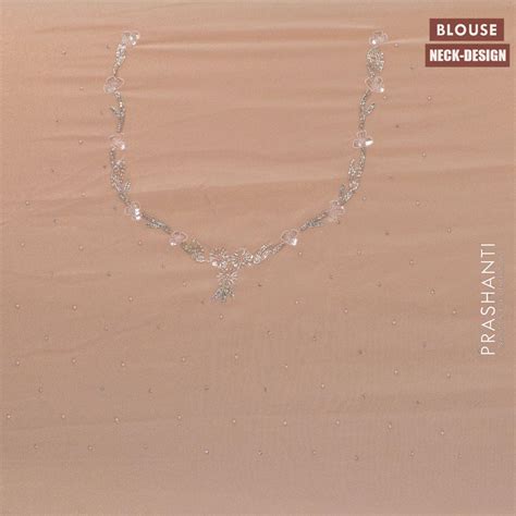 Designer georgette saree pastel peach with allover stone & zardosi wor ...