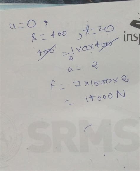 A truck starts from rest and rolls down a hill with a constant ...