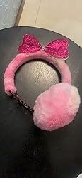 FabSeasons Kids and Women's Outdoor Wear Ear Muffs (Baby Pink) : Amazon ...