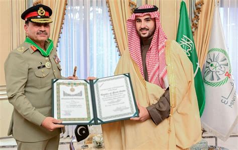 Asim Munir conferred with Saudi's highest civilian honour | Rediff-TV ...