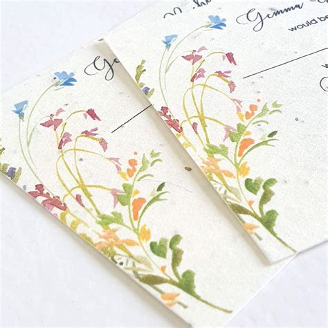 Floral wedding invitation ideas - By Jo