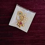 Buy Vighnaharta Gold Plated with Pearl Alloy and Artificial stone Non ...