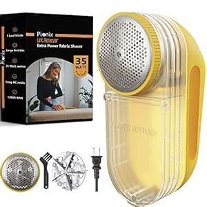 Buy Fabric Shaver and Lint Remover, Sweater Defuzzer Machine with 2 ...