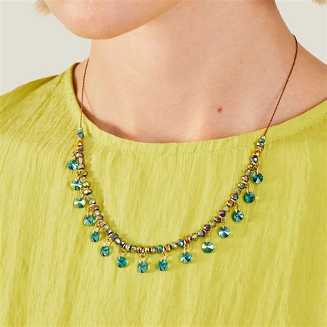 Buy Gem Drop Collar Necklace Online - Accessorize India