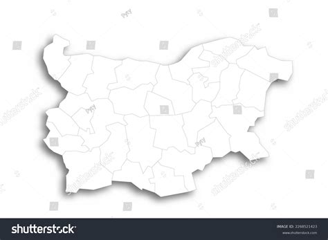 Bulgaria Political Map Administrative Divisions Provinces Stock Vector (Royalty Free) 2268521423 ...