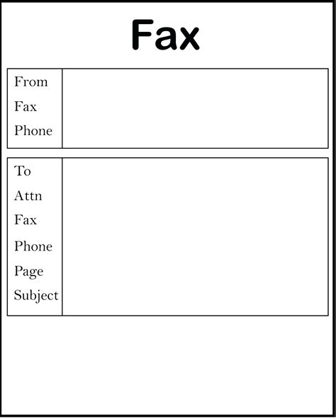 How To Fill Out A Fax Sheet - Useful Microsoft Word & Microsoft Excel ...