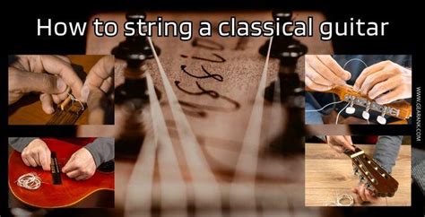 Image result for Classical Guitar Stringing Method
