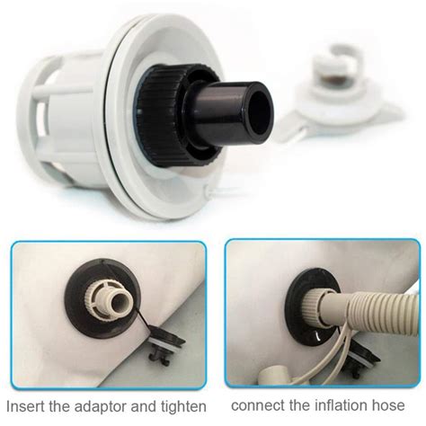 Buy yunbox299 Boat Air Valve Adapter, Air Valve Pump Hose Adaptor ...