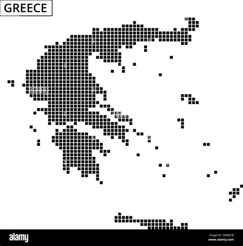 A detailed outline of Greece showcases its geographic features with ...