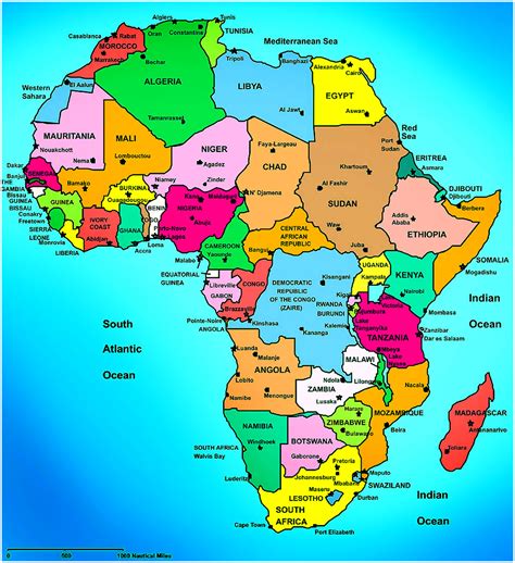 African Continent Map - Nourhan Trading Group