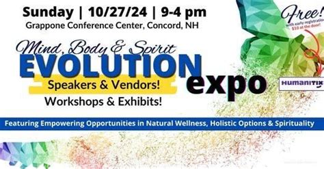 Mind, Body & Spirit Evolution Expo, Grappone Dr, Concord, NH 03301 ...