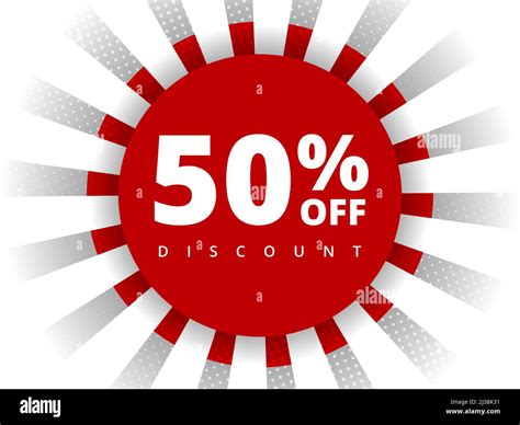 50 percent off discount. Special offer sale 50 percent off. Sale ...