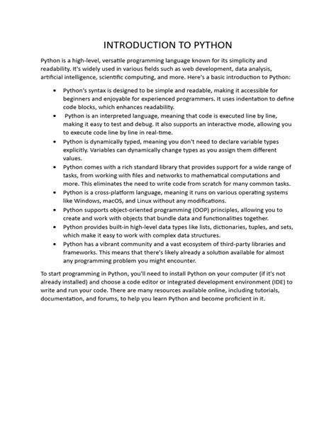 Image result for Good Introduction into Python