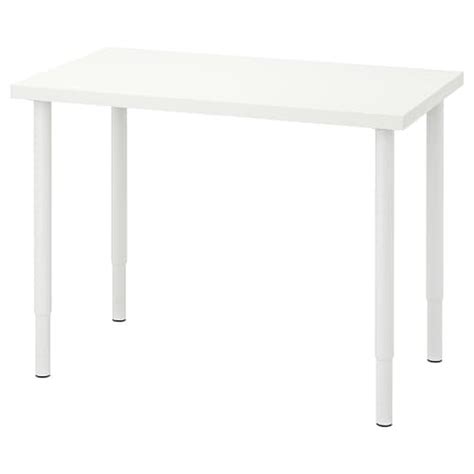 LINNMON / OLOV desk, white, 100x60 cm (393/8x235/8") - IKEA