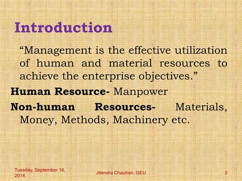 Principles of management (Introduction) | PPTX