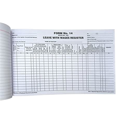 Sanjay Printing Press Paper 350 Page Single Side Form 14 Leave with ...