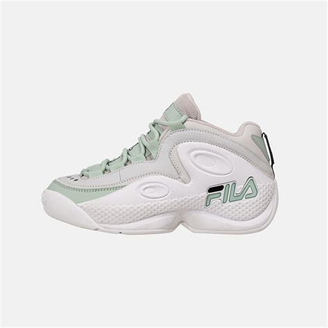 Fila Grant Hill 3 Mid Wmn white-silt-green - silt-green | FILA Official