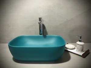 DELTA Premium Designer Ceramic Wash Basin Matt with Waste Pipe ...