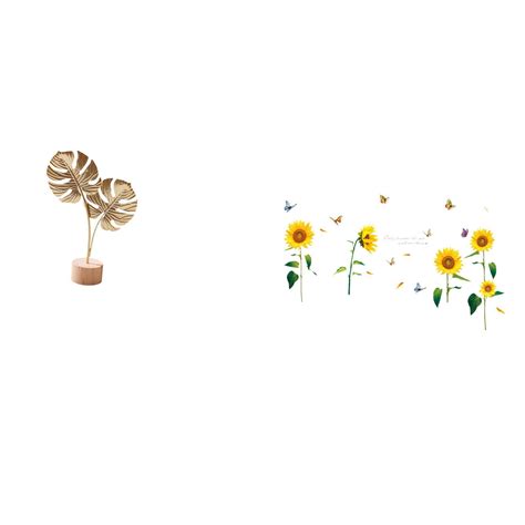 jicheng Leaf Sculpture Metal Wall Decals Leaf Shaped Figurine Crafts ...