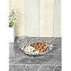 CraftVatika Metal Swan Shape Dry Fruit Tray Bowl Serving Tray, Snacks ...