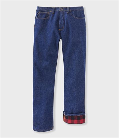 Flannel Lined Regular Fit Jeans – Vermont Flannel