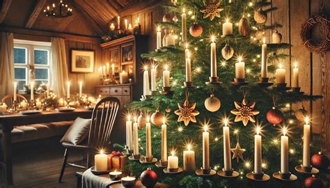 The Tradition of Christmas Tree with Candles in Denmark: A Timeless ...