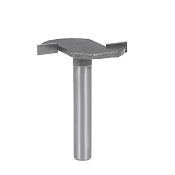 uxcell 1/4" Shank T Slot Router Bit 1/8" Cutting Depth, 2 Flutes High ...