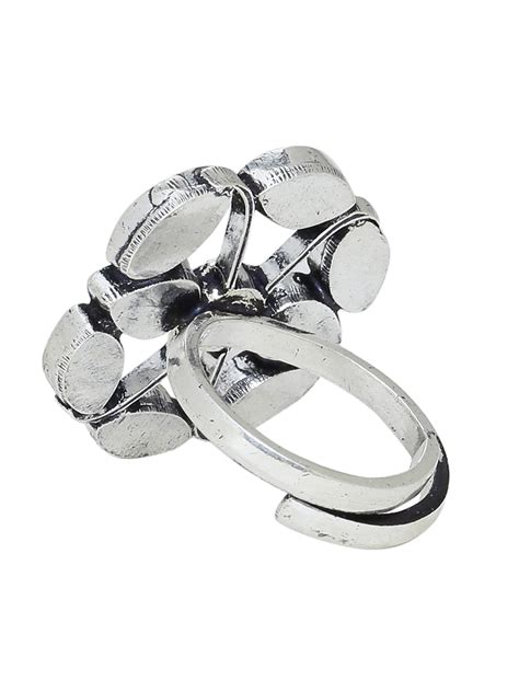 Buy Silver Kundan Finger Rings for Women Online at Silvermerc | SMR ...