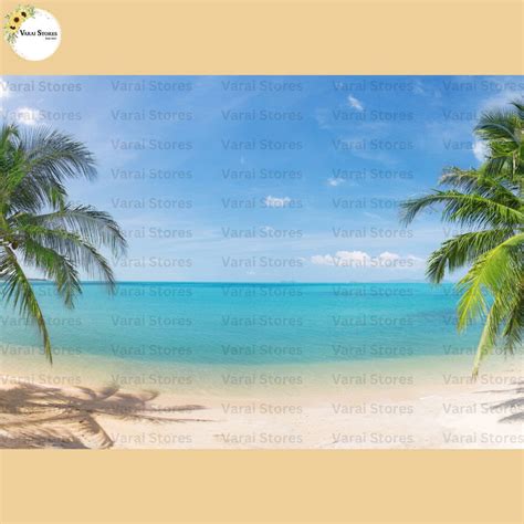 Beach (Type 2) - Baby Printed Backdrops - PREMIUM FABRIC