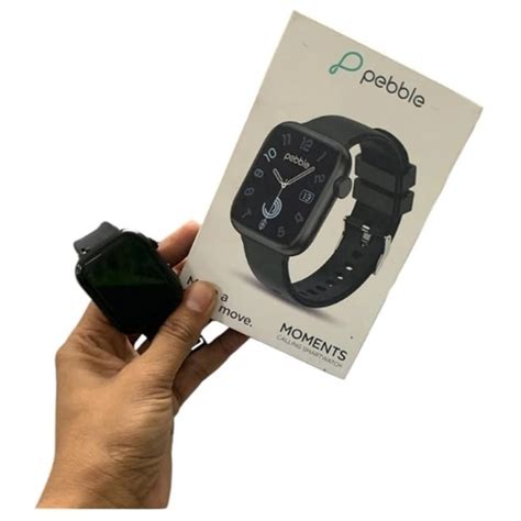 Pebble Moments Smart Watch 1.87 True HD Display BT Calling With Curved ...