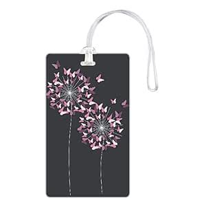 SIGN EVER Dandelion Flower Luggage Tag for Suitcase Bag Tag with Name ...
