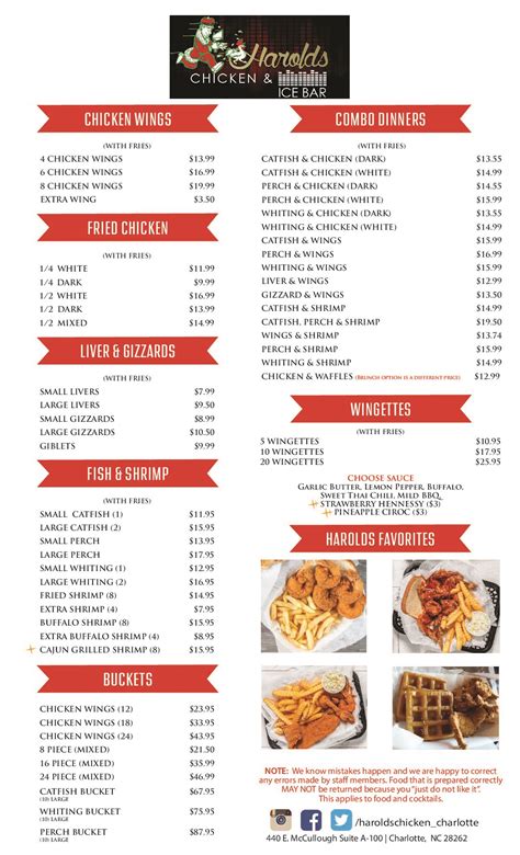 Harold's Chicken | Charlotte, NC - Harold's Chicken & Ice Bar