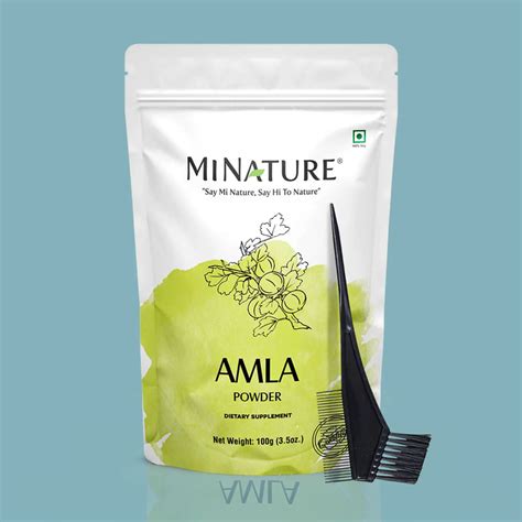 Natural Amla Powder For Strong, Shiny Hair | MINATURE – minaturewellness