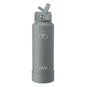 HYV LuxeSip Insulated Water Bottle 1 Litre | Stainless Steel Sipper ...