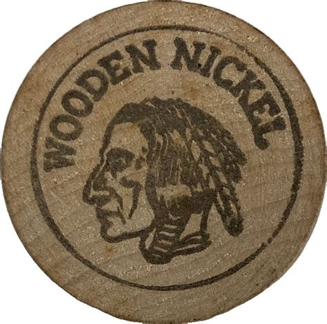 Wooden Nickel - Tall Cedars of Lebanon - United States – Numista