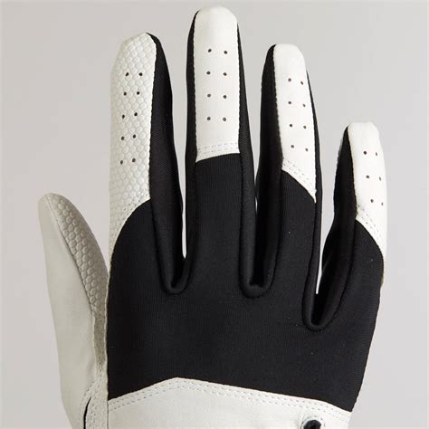 Men Golf Resistance Glove Left Handed White and Black