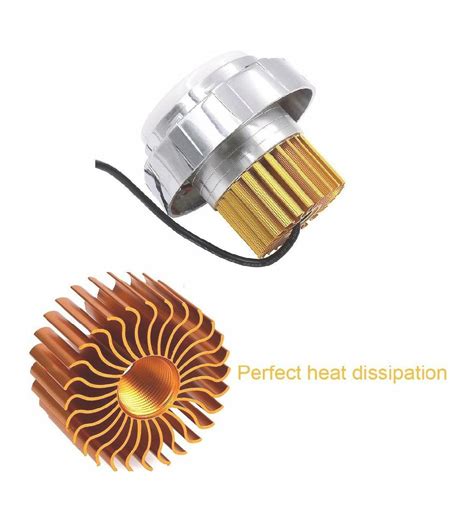 High Intensity Led Projector Lamp Dual Ring COB LED Headlight with Hi ...