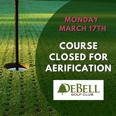 Aerification – DeBell Golf Club