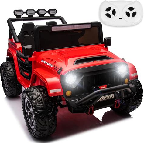 Amazon.com: NEWQIDA 2 Seater 24V Ride On Toys for Big Kids, 4WD Off-Road Ride on Truck with ...