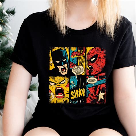 Super Heros T-shirt, Kids Super Hero T-shirt, Spiderman T-shirt ...