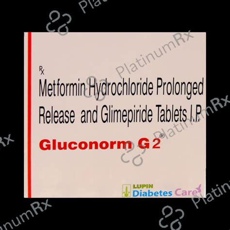 Gluconorm G2 Forte 2/1000mg Tablet PR 10s | Uses, Price & Substitutes
