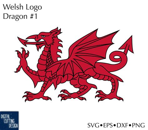 Welsh Dragon 1 Wales National Symbol Vector Resizable - Etsy Australia ...