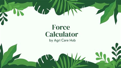 Force Calculator: Accurate Physics Tool