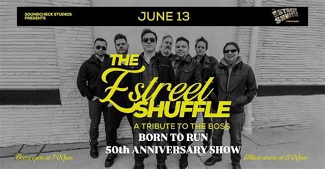 The E Street Shuffle Presents - Born to Run Live - The 50th Anniversary ...