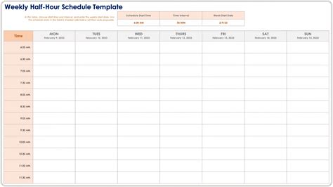 Free Hourly Schedule Templates: All Formats, Editable & Printable