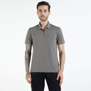 ROYAL ENFIELD Self Design Men Polo Neck Grey T-Shirt - Buy ROYAL ...