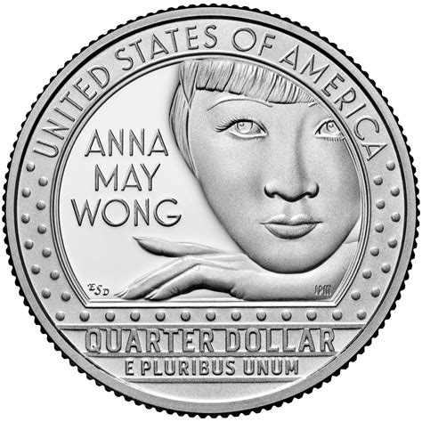 ¼ Dollar "Washington Quarter" (Anna May Wong) - United States – Numista