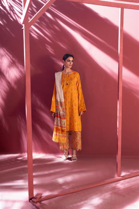 Stella Printed Lawn Vol-2 Mustard Pakistani Suit - STV2-2 | Perfect for ...